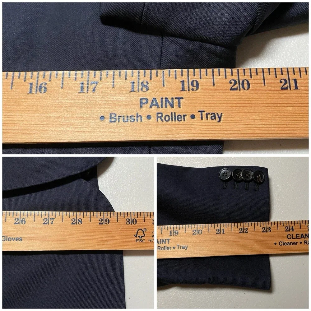 Suitsupply Blazer Jacket 48 (38R) Mens Lazio VBC 2B 2V Navy READ - Picture 6 of 10